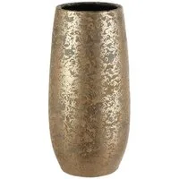 Mica Decorations Dekoobjekt Mica Glasvase Clemente rund Ø 17,5 x H 35 cm gold
