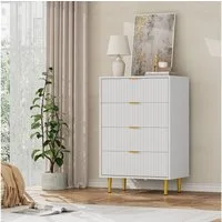 GarveeMore Kommode mit 3/ 4 / 6 Schubladen Sideboard Komodenschrank Schubladenschrank