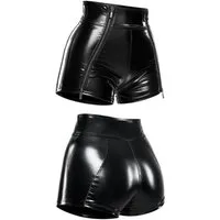 Demoniq Panty Panty / Shorty in schwarz - L