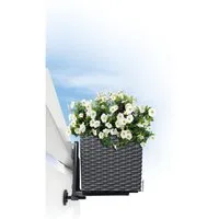 Lechuza® Blumenkastenhalter Lechuza Balkonkastenhalter schwarz
