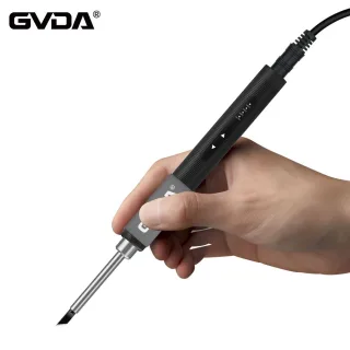 GVDA Electric Soldering Iron 72W Type-C to DC Ceramic Heater Rapid Heating PID Temperature Control Portable Soldering Pe