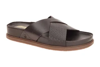 Clarks 26180888 7 Torford Cross Herren Sandale Braun bequem mit Glattleder