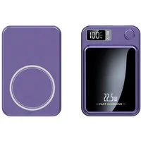 Athlix 10000mAh Magnetische Kabellose Power Bank für Apple iPhone Powerbank 10000 mAh, Starker Magnetischer Snap-On-Akkupack, schlank, leichtgewichtig