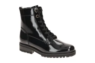 Gabor 72.765.97 Damen Stiefeletten Schwarz elegant LaceUp Boots