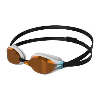 Speedo - "Fastskin Speedsocket 2" Schwimmbrille für Herren/Damen Unisex (Weiß/Silber)