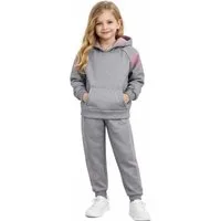 Girls Fashion Sweatanzug Mädchen Jogginganzug Freizeitset Sweatshirt + Jogginghose MF120e (Set)