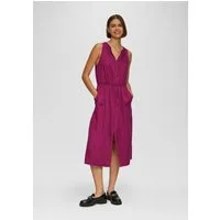 s.Oliver Midikleid Kleid Midi-Kleid aus Lyocell mit Gummizug