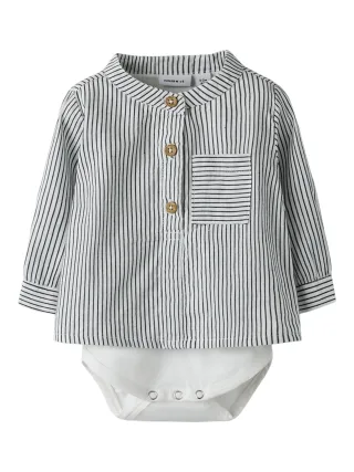 NAME IT - NBMFAR LS SHIRTBODY cloud dancer - Gr. - 62
