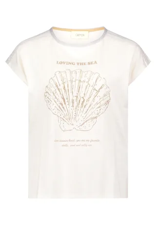 CARTOON - Rundhals-Shirt Gold - Gr. - 36