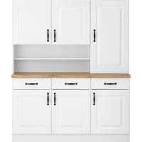wiho Küchen Küchenbuffet Erla 150 cm breit mit Kassettenfront