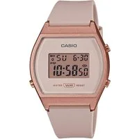 CASIO TIMELESS COLLECTION Chronograph LW-204-4AEF, Quarzuhr, Armbanduhr, Damenuhr, Digitaluhr,Resinarmband, Stoppfunktion
