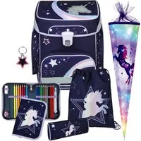 Scooli Schulranzen 1.Klasse Mädchen EasyFit in unterschiedlichen Sets (6-tlg)