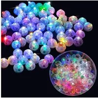 FELIXLEO LED-Leuchtmittel LED Ballons Lichter Mini Bunt Ballonlichter Runde Party, 360 St.