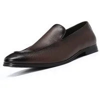 Allthemen Slip-On Sneaker Eleganter Herren-Loafer mit Litschimuster Schlupfschuh für Business