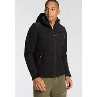Killtec Softshelljacke mit hochschließendem Kragen, wasserdicht bis 10000 mm Wassersäule