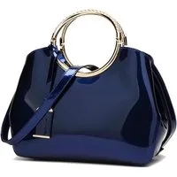 LuxusKollektion Handtasche Damen Handtasche PU-Lackleder Henkeltasche Schultertasche