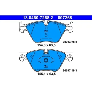 ATE Bremsbel?ge vorne BMW 5er Touring F10 F11 518 - 523