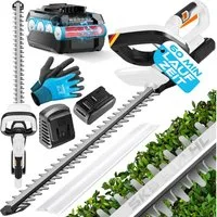 MASKO Elektro-Heckenschere, (0 St), Akku Heckenschere Profi Hecken Strauchschere 57cm