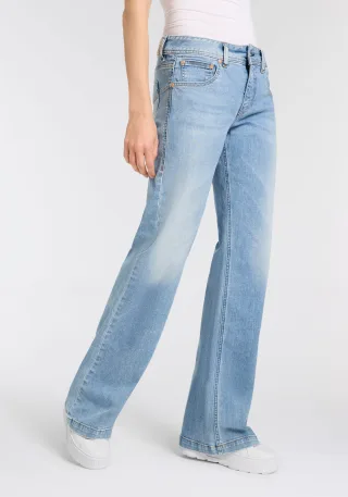 Herrlicher 5-Pocket-Jeans "Edna Denim" im Flared Fit