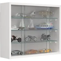 VCM Hängevitrine Wandvitrine Drivalo mit Schiebetüren und Glasvitrine hängend, Modern und platzsparend
