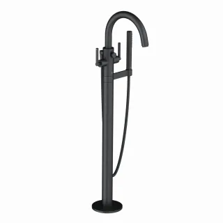 KLUDI NOVA FONTE PURISTIC Freistehende Wannenarmatur mattschwarz, 205903915 205903915