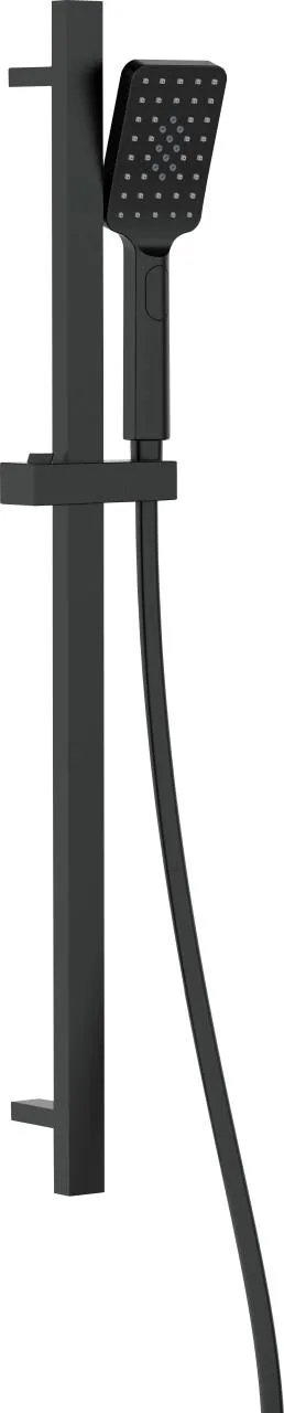 Neuesbad Serie 100 Brauseset mit 3 Strahlarten, Oberfläche: schwarz matt NB1DENGA_N52K1