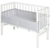 roba® Beistellbett 2 in 1 Bett, inkl. Matratze, Nestchen & Barriere