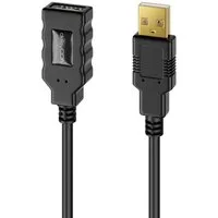 deleyCON deleyCON 10m Aktive USB 2.0 Kabel Verlängerung mit Verstärker Scanner USB-Kabel