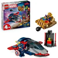 LEGO® Captain America vs. Thanos (76319), LEGO Super Heroes Konstruktionsspielsteine, (107 St), Made in Europe