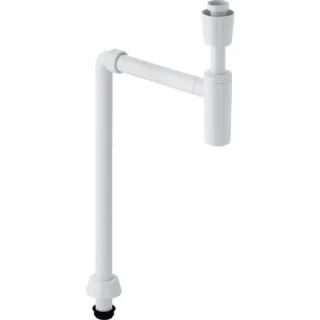 Geberit Tauchrohrsiphon für Waschbecken, Abgang vertikal d40 G1 1/4 weiß-alpin, 151028111 151028111