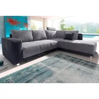 Jockenhöfer Gruppe Ecksofa Orlando L-Form, B: 257 cm, mit Bettfunktion, Bettkasten, Zierkissen & Kopfstützen