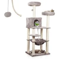 Lycce Kratzbaum Kratzbaum ROYAL Katzenbaum mit Katzenhöhle und Katzenhängematte