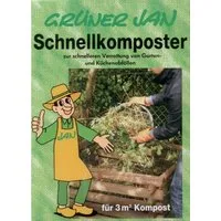 BURI Thermokomposter Grüner Jan Schnellkomposter 2,5 kg
