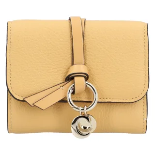 Chloé Tri-Fold Geldbörse Alphabet Gelb