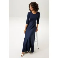 Aniston CASUAL Maxikleid Rockteil mit Volant aus Plissee