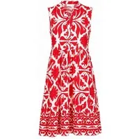 ITALY VIBES Sommerkleid - ärmelloses Kleid mit Blütenmuster Printmix für Damen ONE SIZE / passend für Größe M - XL