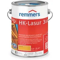 Remmers Holzschutzlasur HK-Lasur 3in1 ebenholz 2,5 Liter, 3facher Holzschutz mit Imprägnierung + Grundierung + Lasur