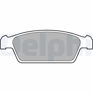 Delphi Bremsbel?ge vorne Daewoo Tico Suzuki Cappuccino Swift