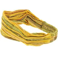 KUNST UND MAGIE Stirnband Unisex Hippie Stonewashed Batik Kopfband Stirnband Yoga Bandana Fair