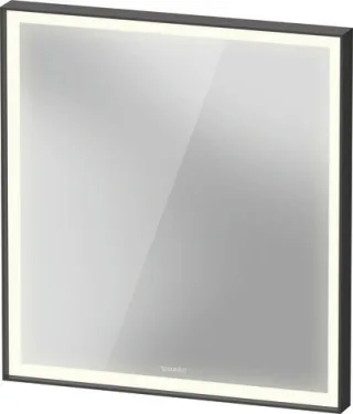 Duravit L-Cube Spiegel Graphit Aluminium Matt 650x67x700 mm - LC7380049490100 LC7380049490100