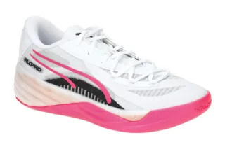 Puma All Pro Nitro Damenschuhe 309689-01 Wei?/Pink - Basketballschuhe