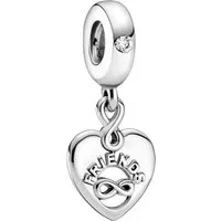 Pandora Bead 799294C01 Charm-Anhänger Freunde für Immer Herz Silber