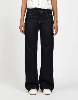 GANG Damen Jeans 94AMELIE WIDE LONG - wide fit Jeans prewashed