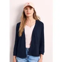 STREET ONE Cardigan aus elastischem Materialmix