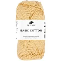 Pro Lana Pro Lana BASIC COTTON Baumwollgarn 50 g Häkelwolle, 125 m (Perfektes Baumwoll-Garn für leichte Pullover, Mützen und Accessoires), 50 g