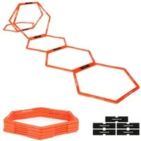MSports® Koordinationsleiter Koordinationsleiter Sprossen Fußball Trainings-Leiter 3m