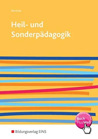 Heil- und Sonderpädagogik: Schülerband [Taschenbuch] [2011] Fred Bernitzke