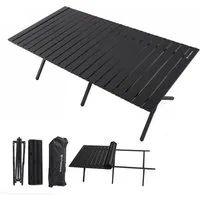 CITYSPORTS Campingtisch Campingtisch Klappbar, Klapptisch Ultra Leichte, Falttisch Tragbar, Faltbar Camping Table Outdoortisch Groß, 120x60x44cm