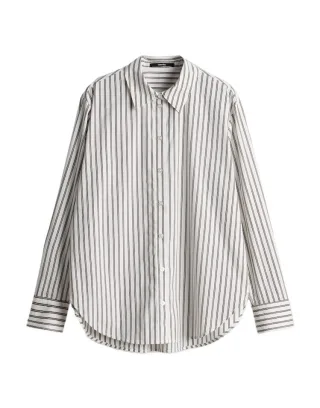 someday - Gestreifte Bluse - Zivian beige/braun - Gr. - 36