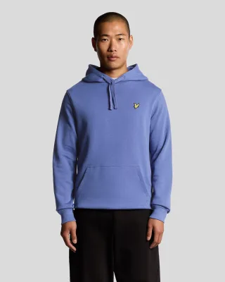 Lyle & Scott Loopback Baumwoll-Hoodie - Blau
